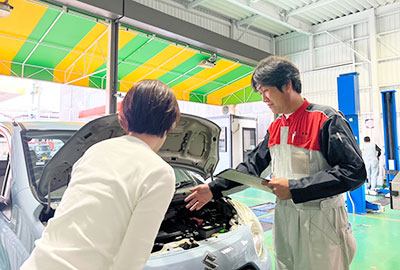 ご来店、車検のお見積もり